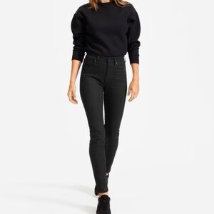 Everlane The High-Rise Skinny Jean Black 26